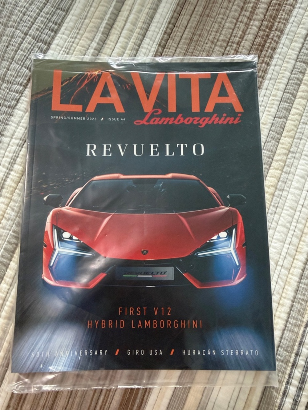 Lamborghini Red REVUELTO Cover